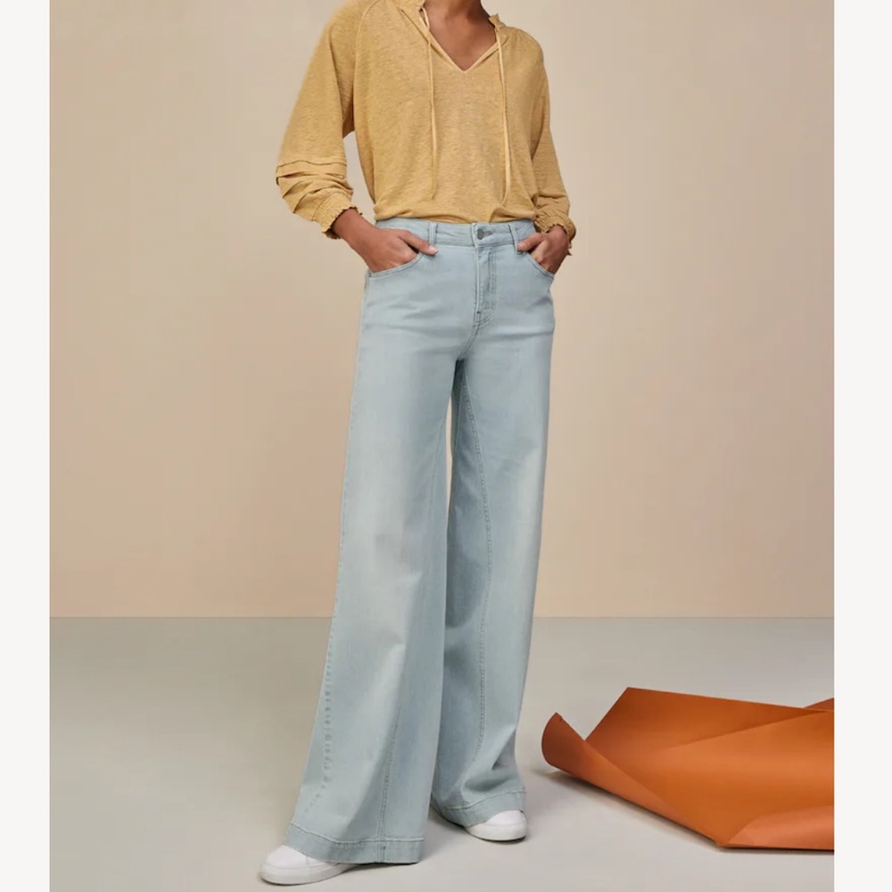 Wrap London wide leg jeans